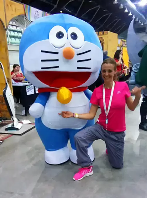 Mascotte Doraemon - Comparsata per feste di compleanno