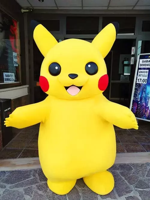 Mascotte Pikachu - Comparsata feste bambini